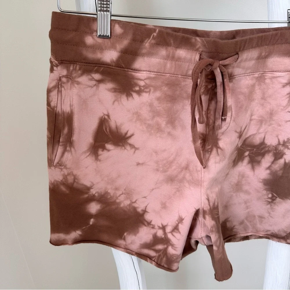 Anthropologie LACAUSA Slater Rustic Tie Dye Sweatshorts SZ M